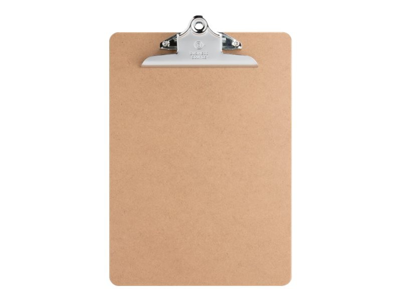 Business Source - clipboard - for 9.02 in x 12.52 in - brown