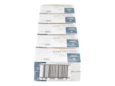 Thumbnail 3 of 6 for Business Source - paper clips - jumbo - silver - pack of 10 x 100