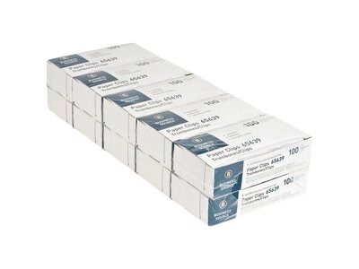Thumbnail 5 of 6 for Business Source - paper clips - jumbo - silver - pack of 10 x 100