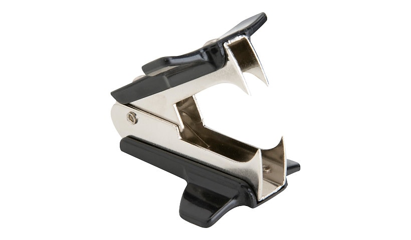 Business Source staple remover - plastic, nickel-plated steel - black