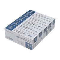 Business Source - staples - silver - pack of 5 x 5000