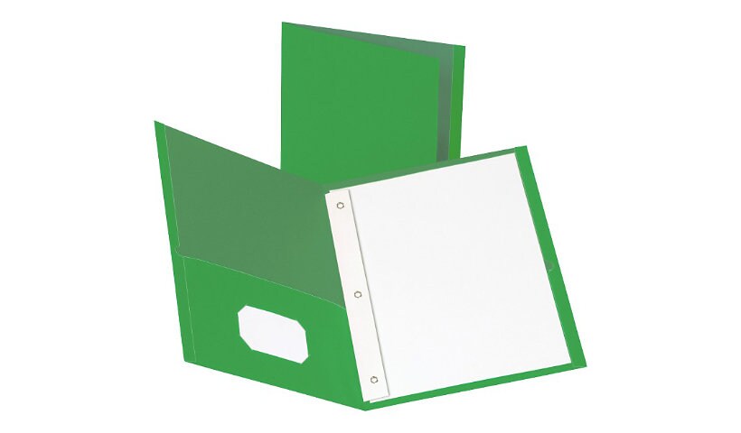 Business Source - pocket folder - for Letter - capacity: 100 sheets - green