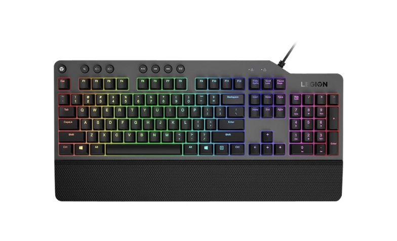 Lenovo Legion K500 - keyboard - US - black, iron gray Input Device