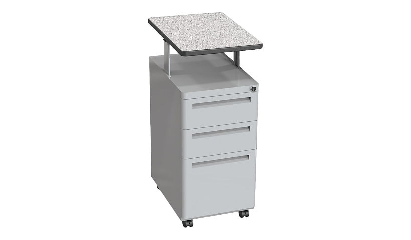 MooreCo Modular Teacher's Desk - drawer cabinet