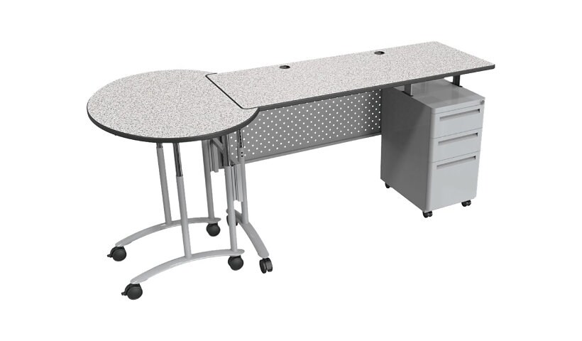 MooreCo Modular Teacher's Desk Conference Desk Set - table