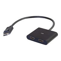 C2G 4K DisplayPort to Dual HDMI MST Hub - DisplayPort 1.2 to HDMI Splitter - M/F