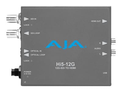 AJA 12G-SDI to HDMI 2.0 Converter