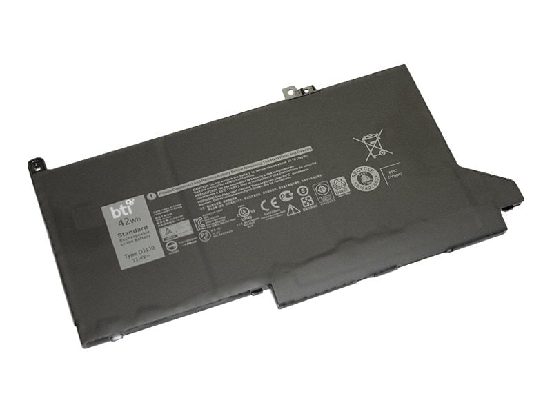 BTI DJ1J0 451-BBZL 42Whr Battery for Dell Latitude 7280, 7290, 7380, 7390