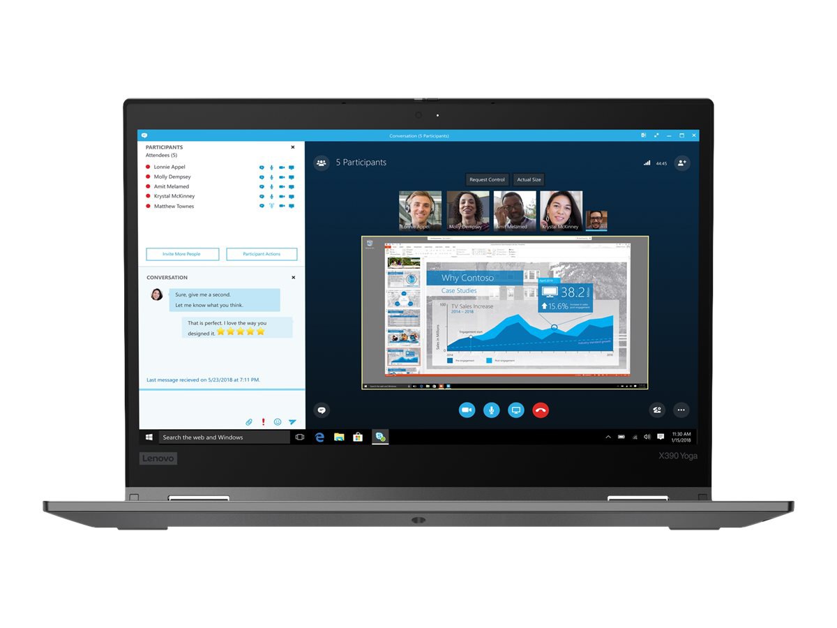 Lenovo ThinkPad X390 Yoga 13.3" Core i5-8365U 8GB RAM 256GB Windows 10 Pro