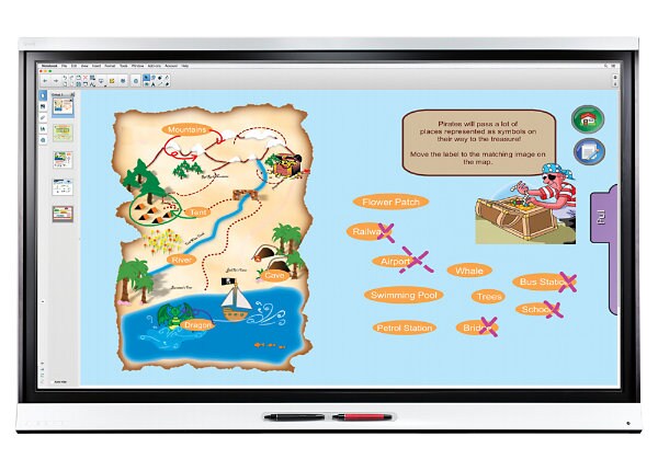 Teq SMART Board® 6065 65" HD Interactive Display with IQ,Learning Site