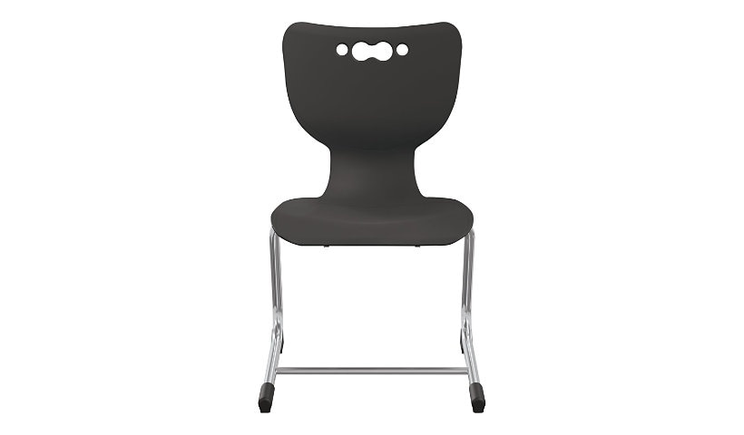 MooreCo Hierarchy - chair - chrome - black