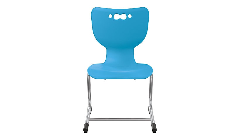 MooreCo Hierarchy - chair - chrome - blue