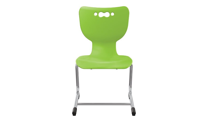 MooreCo Hierarchy - chair - chrome - green