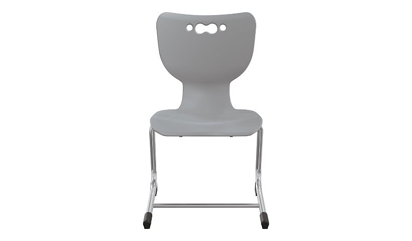 MooreCo Hierarchy - chair - chrome - gray