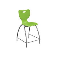 MooreCo Hierarchy - chair - chrome - green