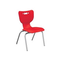 MooreCo 12" Hierarchy 4-Leg Chair - Red