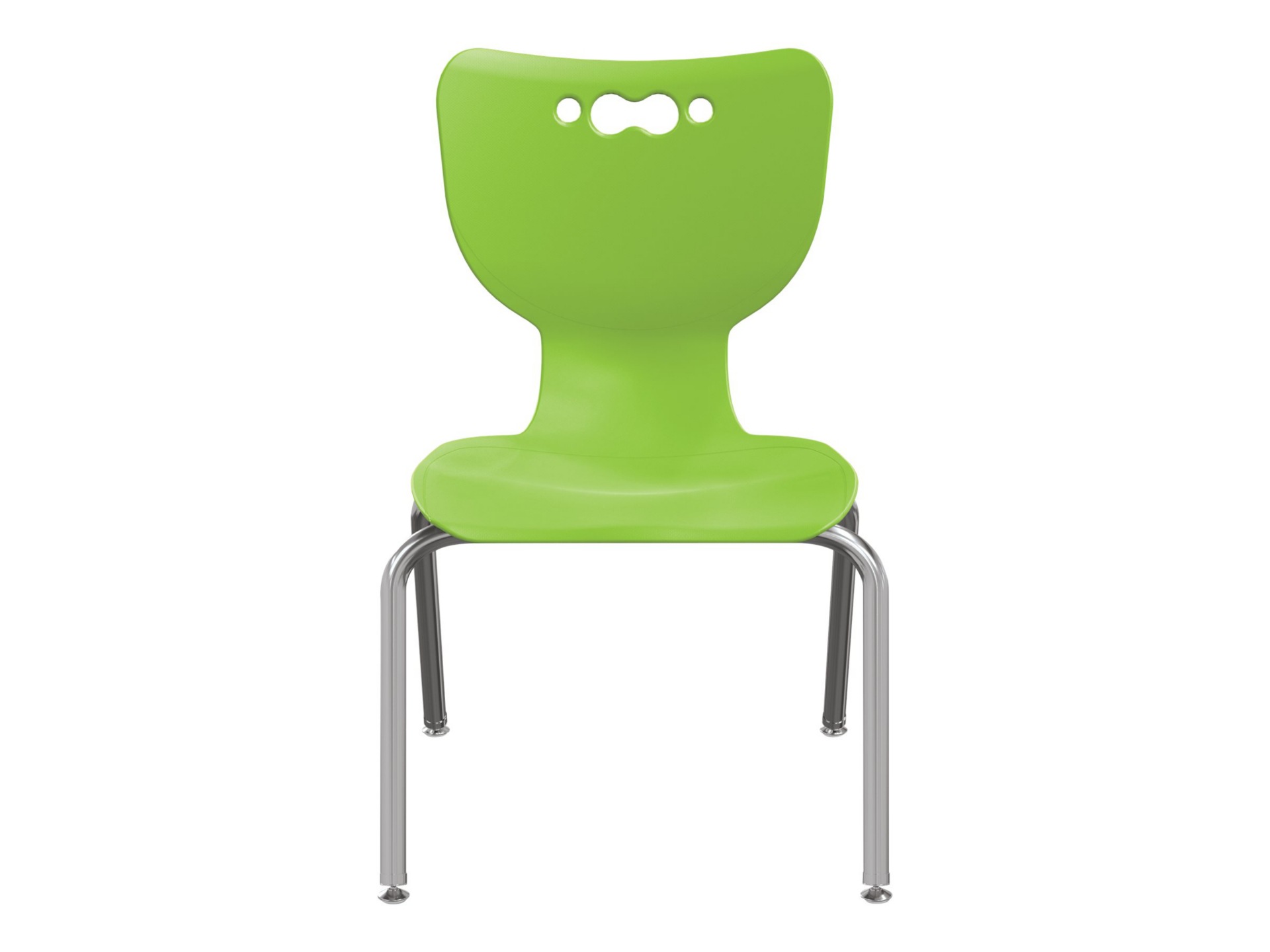 MooreCo Hierarchy - chair - chrome - green