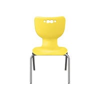 MooreCo Hierarchy - chair - chrome - yellow