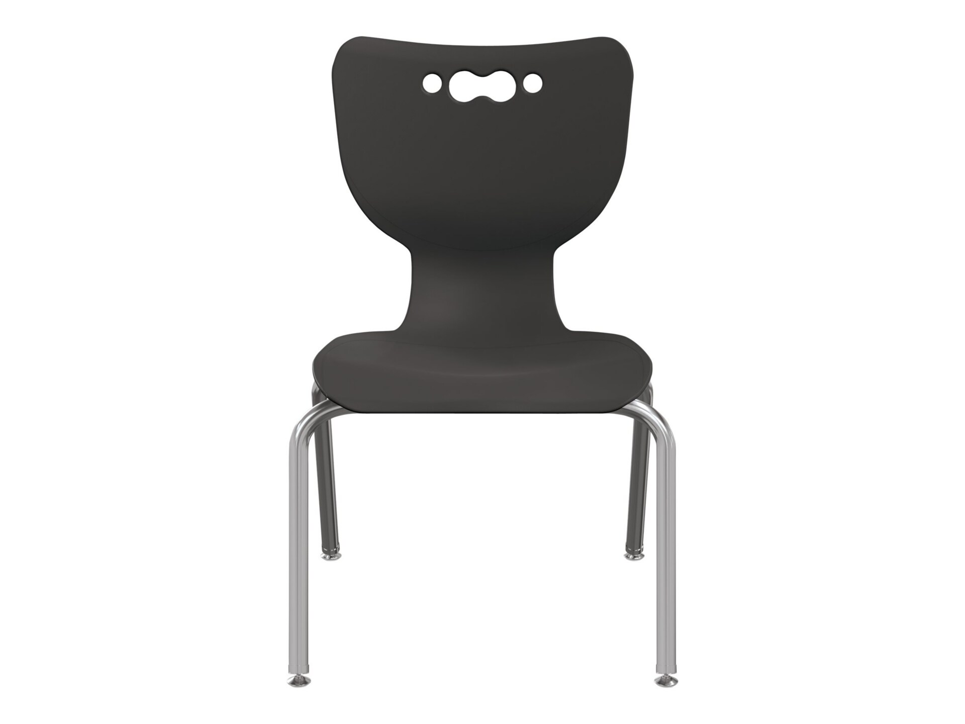 MooreCo Hierarchy - chair - chrome plated steel - black