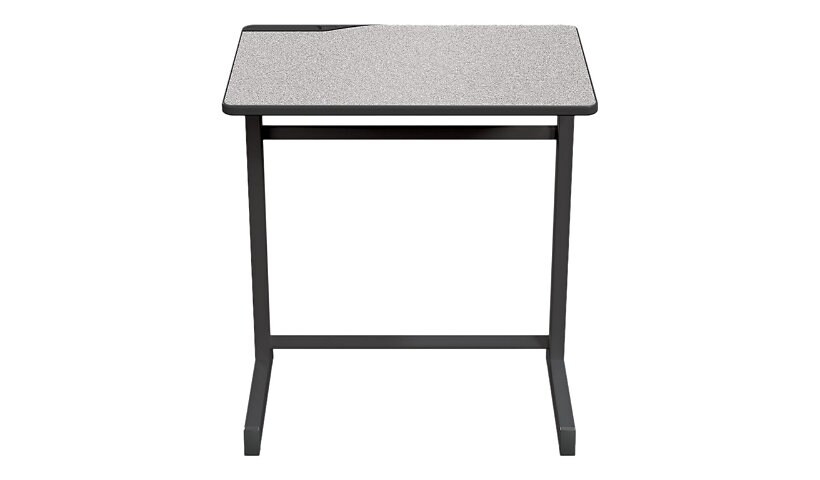 Essentials by MooreCo Student - table - rectangular - silverwood laminate