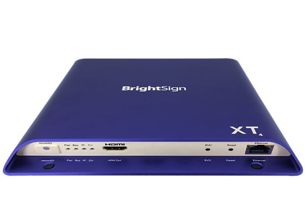 BrightSign XT244 H.265 4K HTML5 Standard I/O Media Player