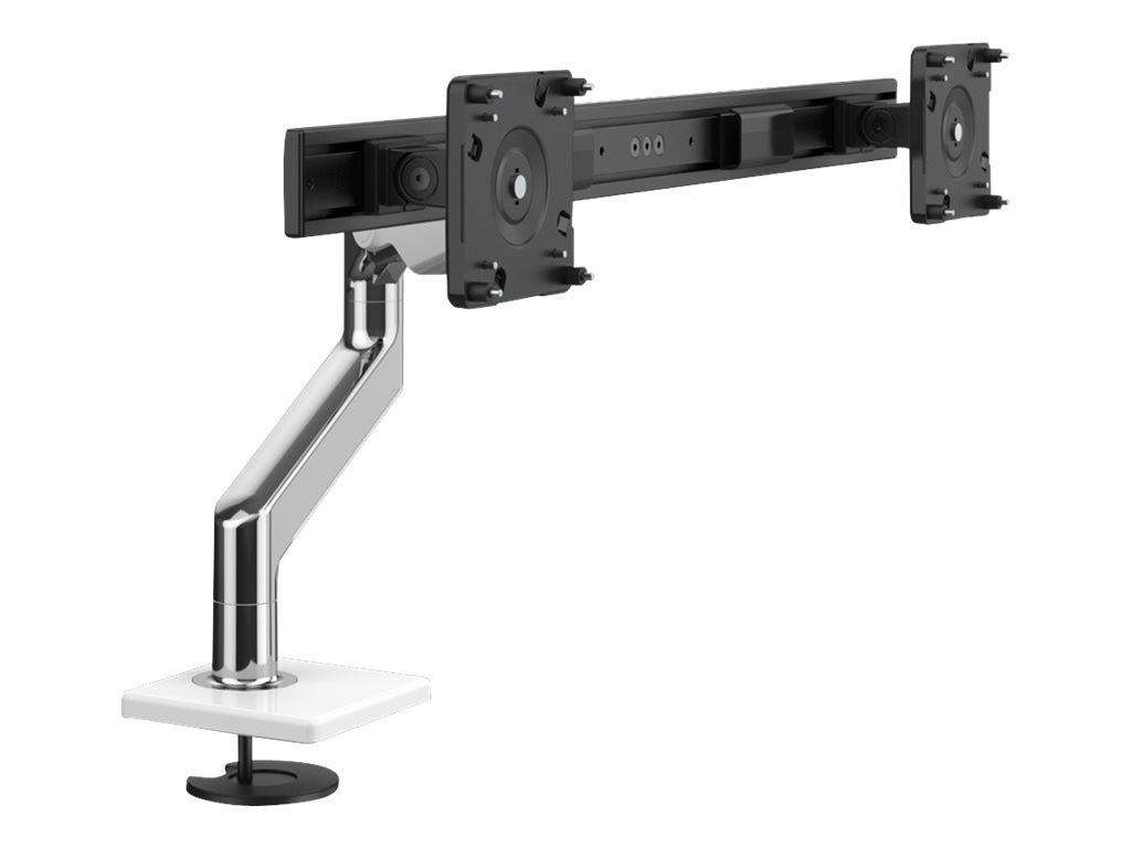 Humanscale M8.1 mounting kit - for LCD display - polished aluminum with white trim
