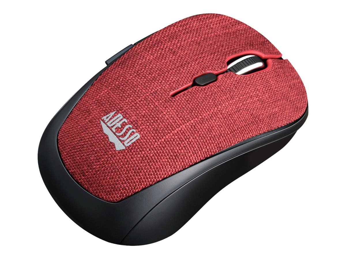 Adesso iMouse S80 - mouse - 2.4 GHz - red