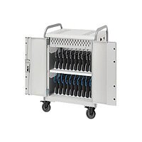 Bretford Link® L Charging Cart for 20 Devices with Rear Doors