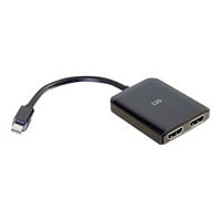 C2G 4K Mini DisplayPort to HDMI Monitor Splitter - Dual Monitor Hub - video