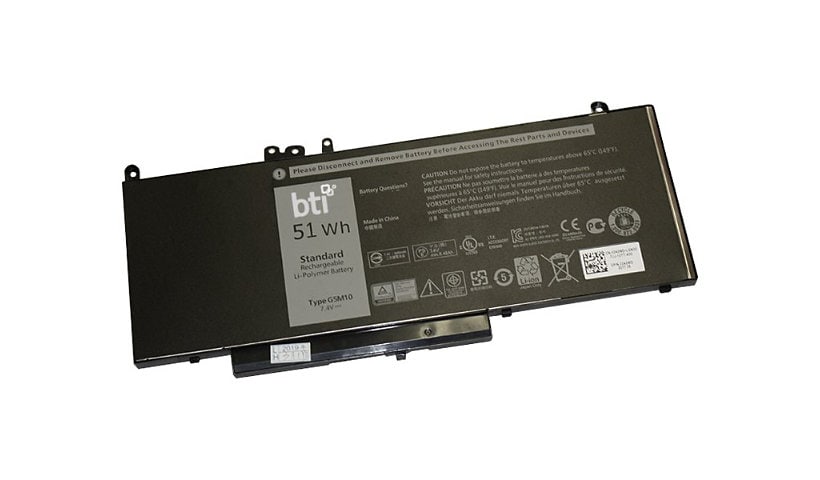 BTI - batterie de portable - Li-pol - 6460 mAh - 51 Wh
