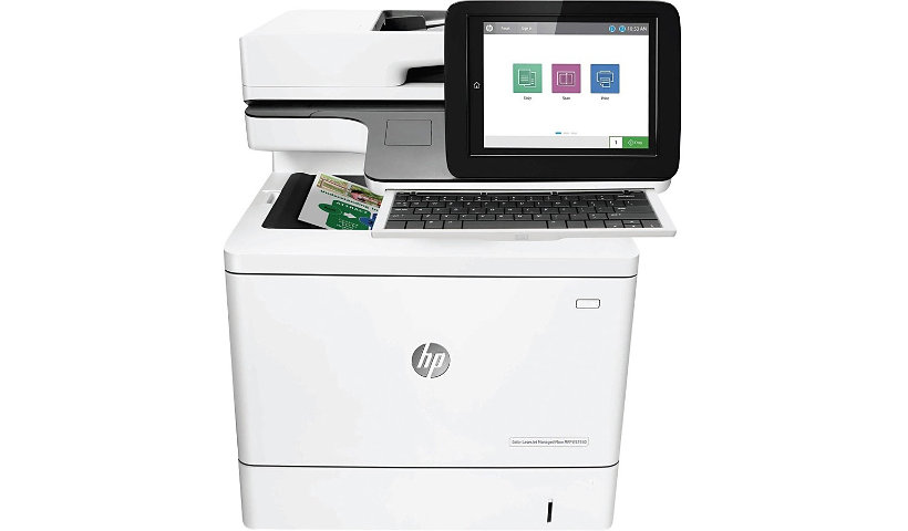 HP LaserJet Managed E57540 E57540c Laser Multifunction Printer-Color-Copier/Scanner-40 ppm Mono/Color Print-1200x1200