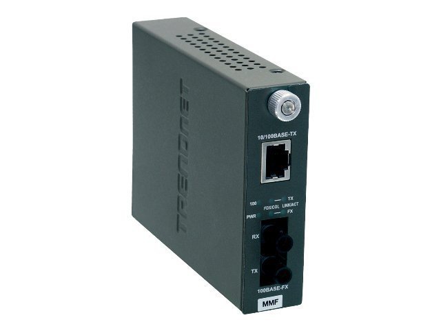 TRENDnet 10/100Base-TX to 100Base-FX ST-type Fiber Converter