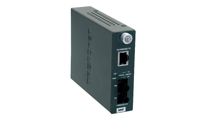 TRENDnet TFC-110 MST - fiber media converter - 10Mb LAN, 100Mb LAN - TAA Compliant