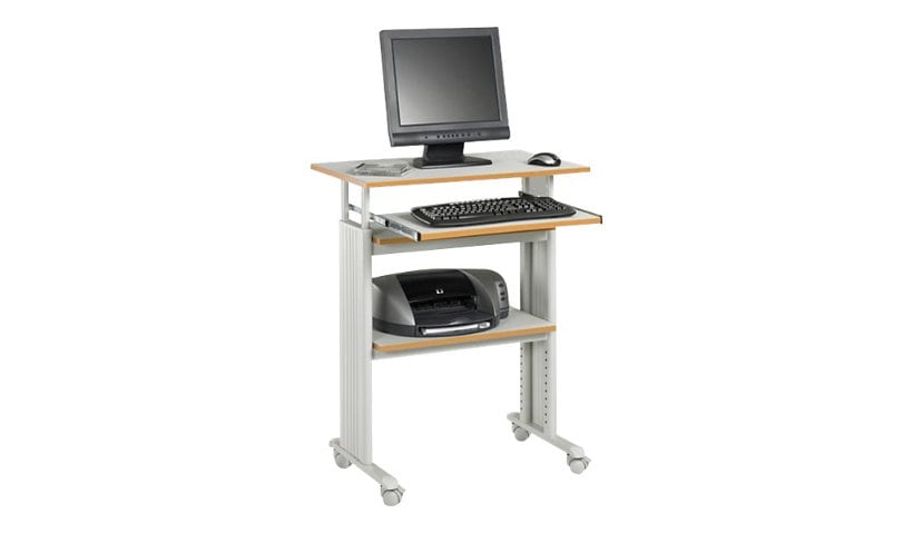 Safco Muv Stand-up - workstation - rectangular - gray
