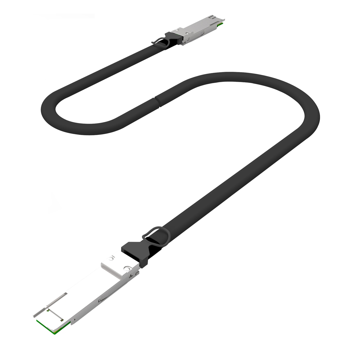 Molex QSDP-DD Cable, 400 Gbps, 0.5m (1.6ft) Length, 30 AWG