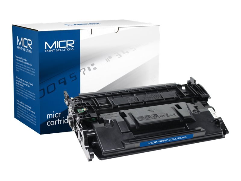 MICR Print Solutions Remanufactured Toner fitsHP 87A, Black, 9,000 page yld