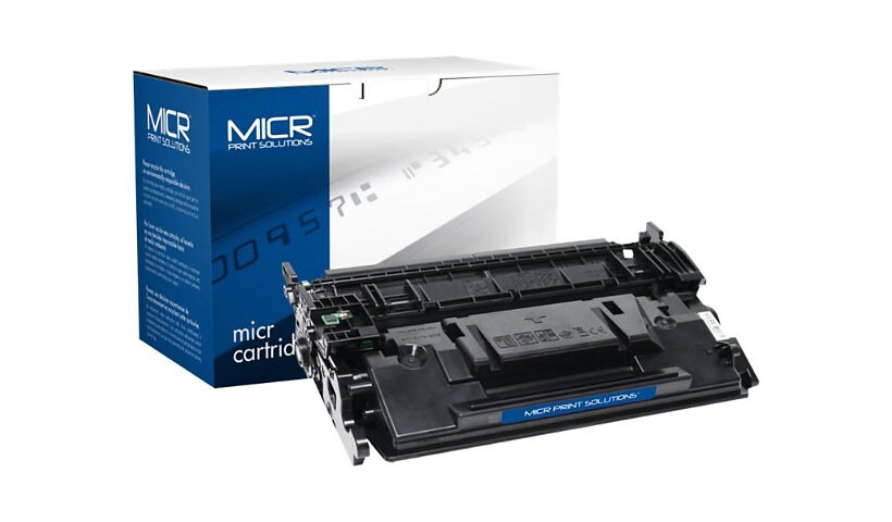 MICR Print Solutions Remanufactured Toner fitsHP 87A, Black, 9,000 page yld
