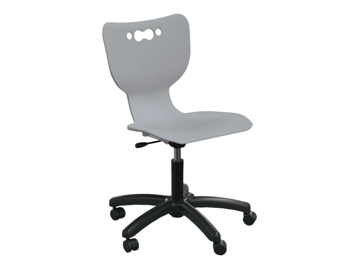 MooreCo Hierarchy 5-Star - chair - plastic - cool gray