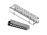 CPI Universal Horizontal Cable Manager Deep Panel - cable management panel