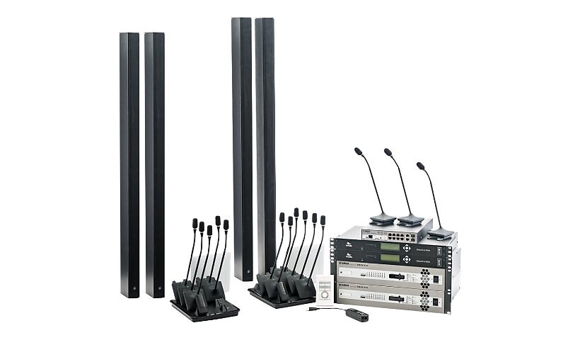 Yamaha YAI-1 Boardroom Ensemble Wireless Microphone System - Black Speaker