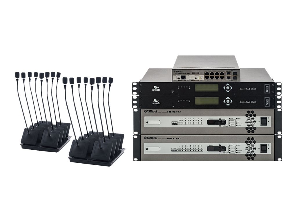 wireless microphone system with speakers