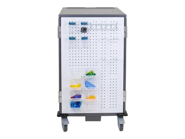 Ergotron YES36 Adjusta - chariot - pour 36 tablettes / notebooks - gris, blanc