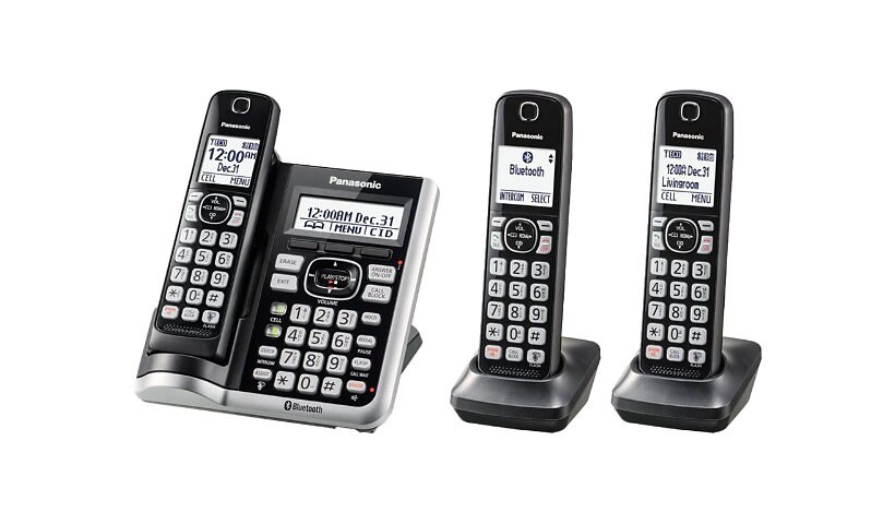 Panasonic KX-TGF574S - cordless phone - answering system - Bluetooth interf
