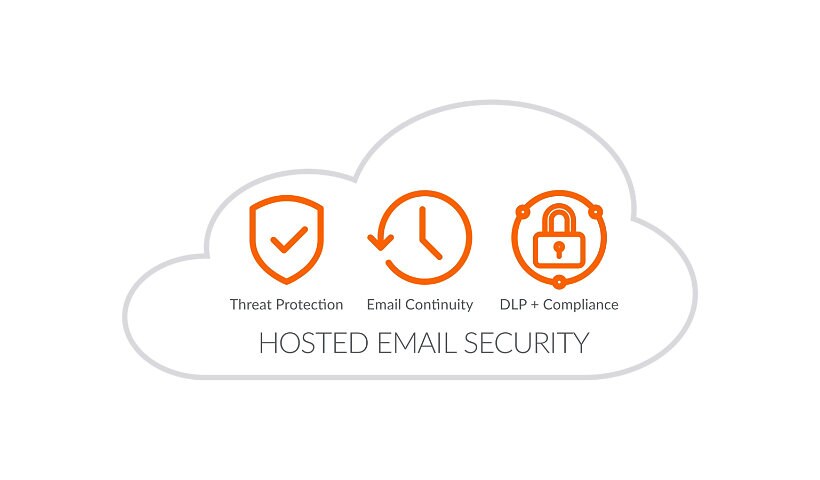 SonicWall Hosted Email Security Essentials - subscription license (3 years) + Dynamic Support 24X7 - 1 user