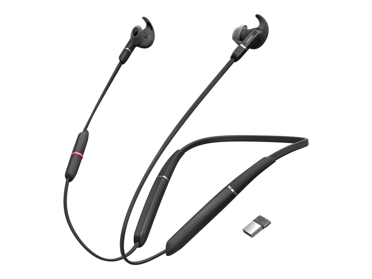 Jabra Evolve 65e UC - earphones with mic