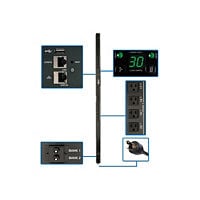 Tripp Lite 2.9kW Single-Phase Switched PDU with LX Platform Interface, 120V Outlets (24 5-15/20R), 10 ft. Cord w/L5-30P,