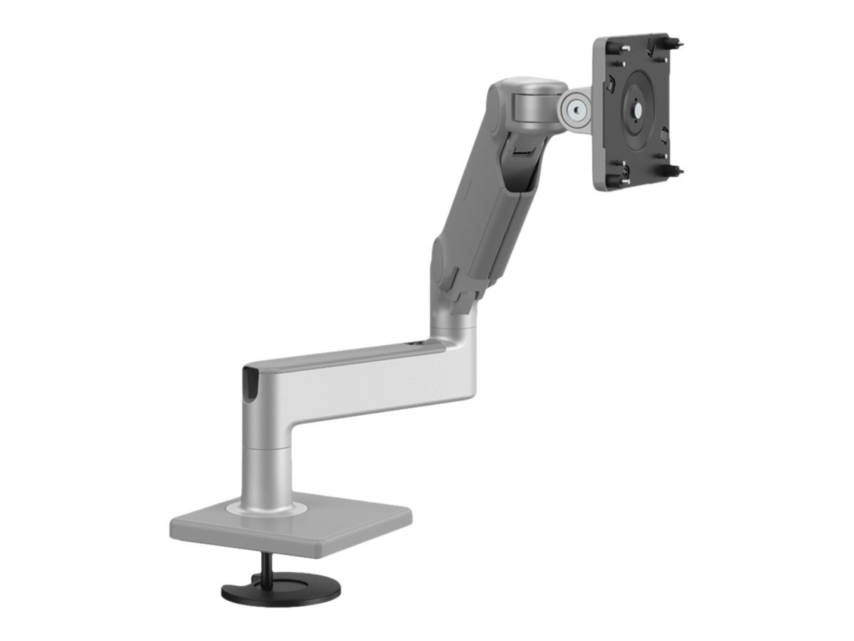Humanscale M8.1 - mounting kit - adjustable arm - for LCD display - silver with gray trim