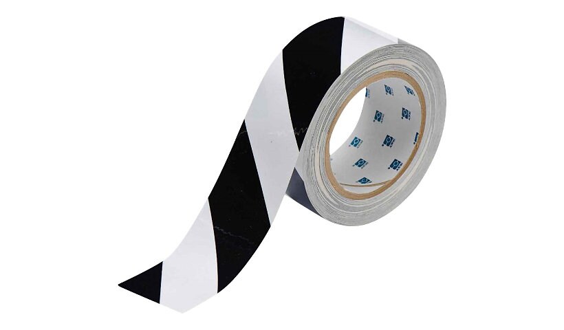 Brady ToughStripe marking tape - 2 in x 100 ft - black, white