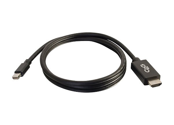 C2G 10ft 4K Mini DisplayPort to HDMI Cable - Black - M/M - TAA -