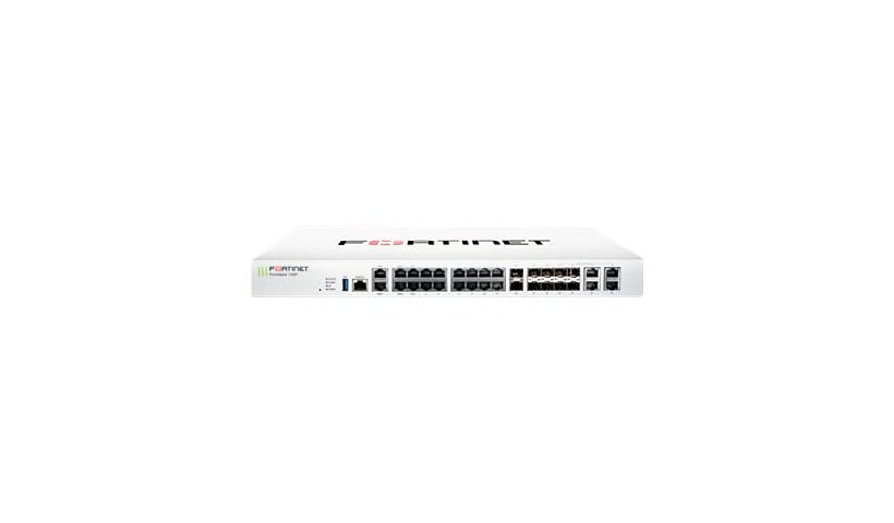 Fortinet FortiGate 100F - security appliance - with 1 year FortiCare 24X7 Comprehensive Support + 1 year FortiGuard